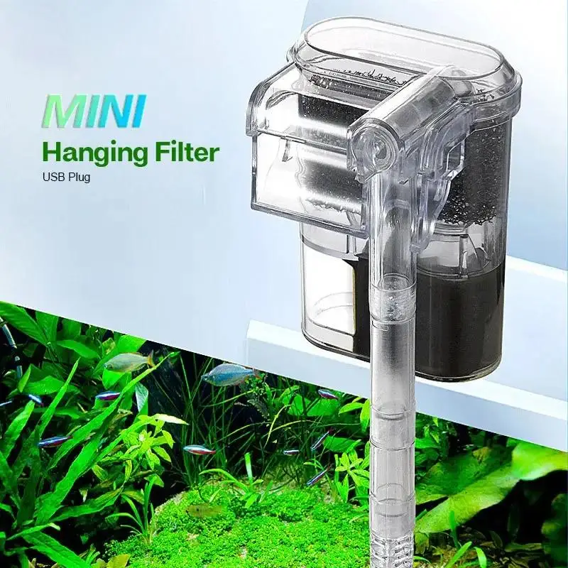 Aquael Filter Fzn - กรองน้ำตู้ปลาแบบแขวนขนาดเล็ก USB 2.5W 250H/L สำหรับตู้ปลาขนาดต่ำกว่า 30
