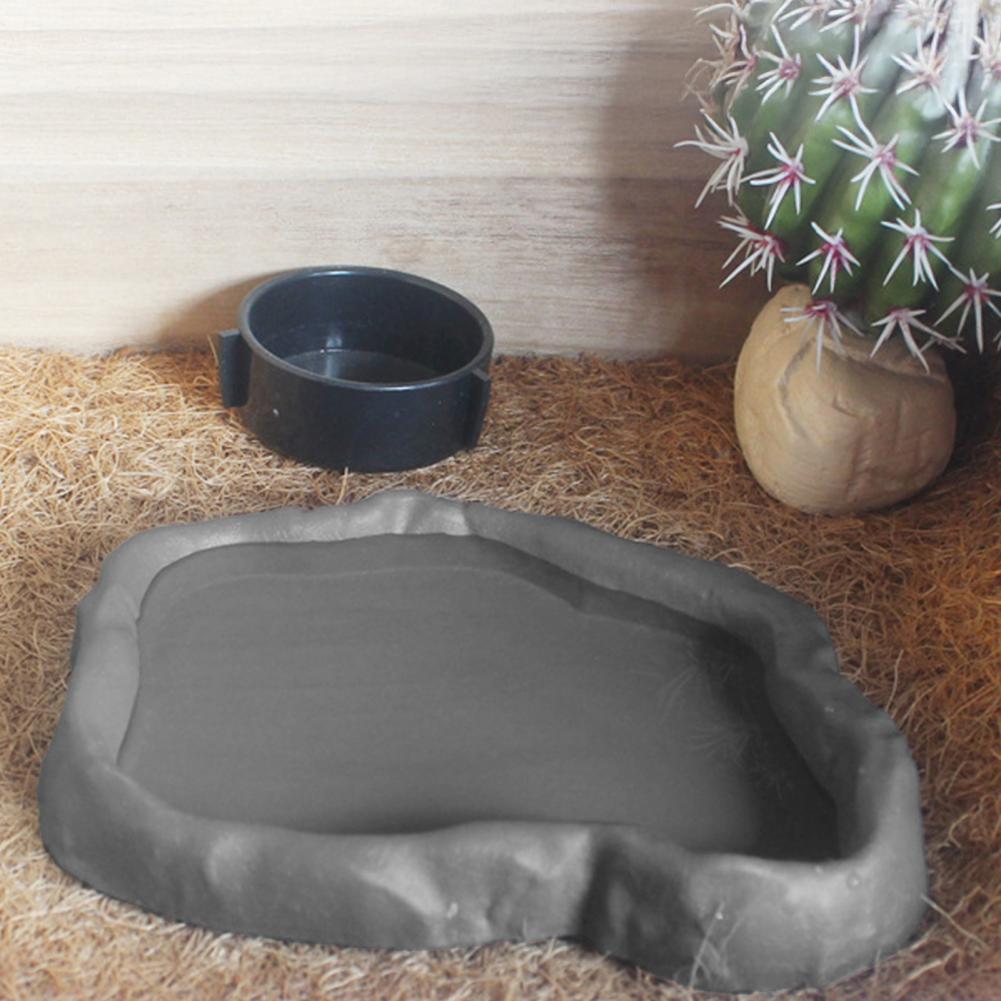 สัตว์เลื้อยคลาน Feeder พลาสติก - Water Dish Reptile บทวิจารณ์และราคา